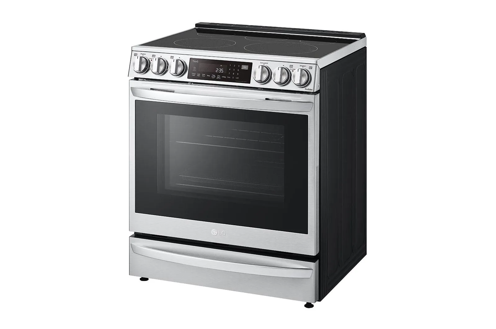 Lg LSEL6337F 6.3 cu ft. Smart Wi-Fi Enabled ProBake Convection® InstaView™ Electric Slide-in Range with Air Fry