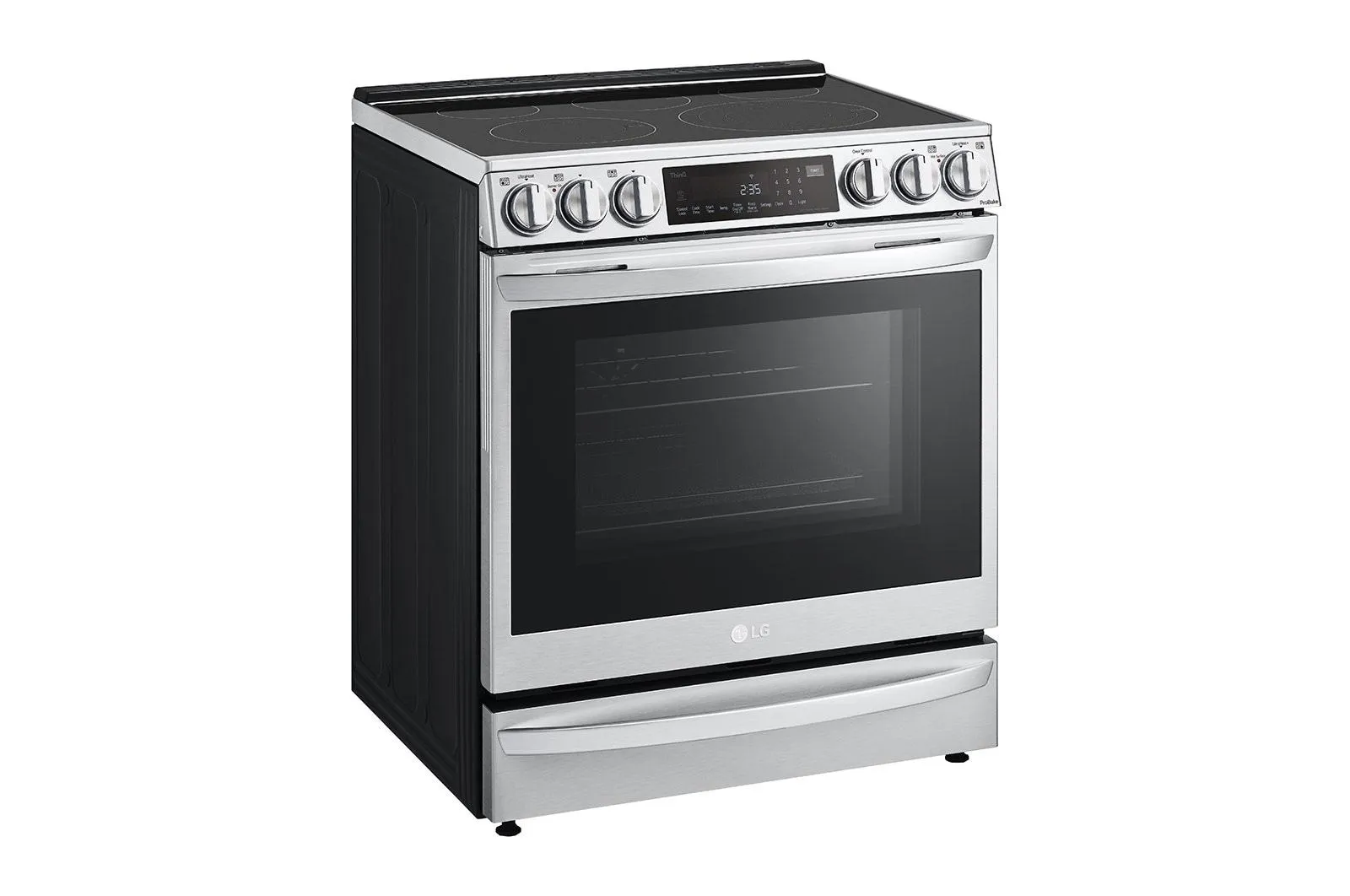 Lg LSEL6337F 6.3 cu ft. Smart Wi-Fi Enabled ProBake Convection® InstaView™ Electric Slide-in Range with Air Fry