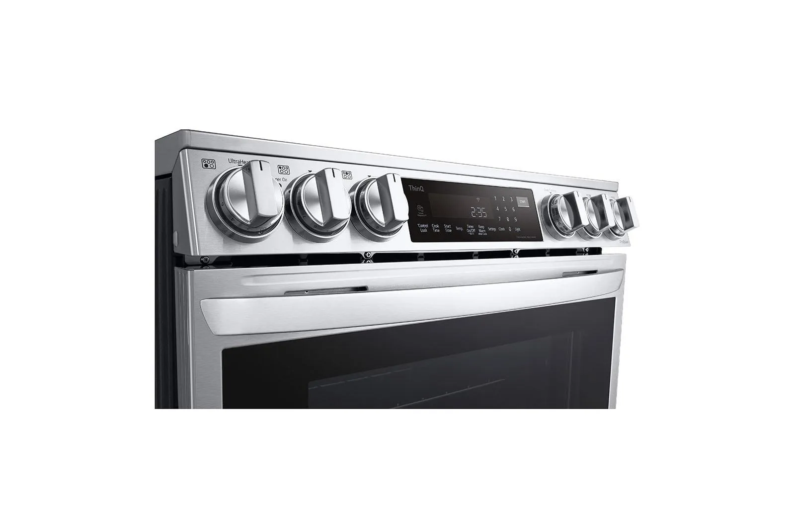 Lg LSEL6337F 6.3 cu ft. Smart Wi-Fi Enabled ProBake Convection® InstaView™ Electric Slide-in Range with Air Fry