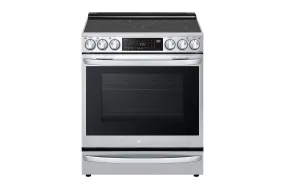 Lg LSEL6337F 6.3 cu ft. Smart Wi-Fi Enabled ProBake Convection® InstaView™ Electric Slide-in Range with Air Fry