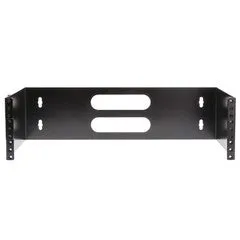 LGX Compatible Adapter Plate featuring a Bank of 6 Singlemode ST Connectors, Black Powder Coat