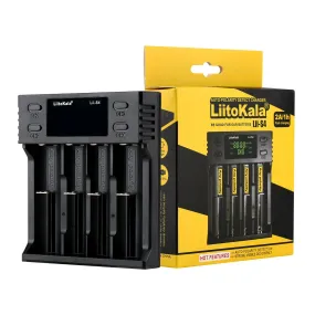 LiitoKala Lii-S4 4 BAY USB MULTI BATTERY CHARGER 18650 21700 26650 USA DIRECT!