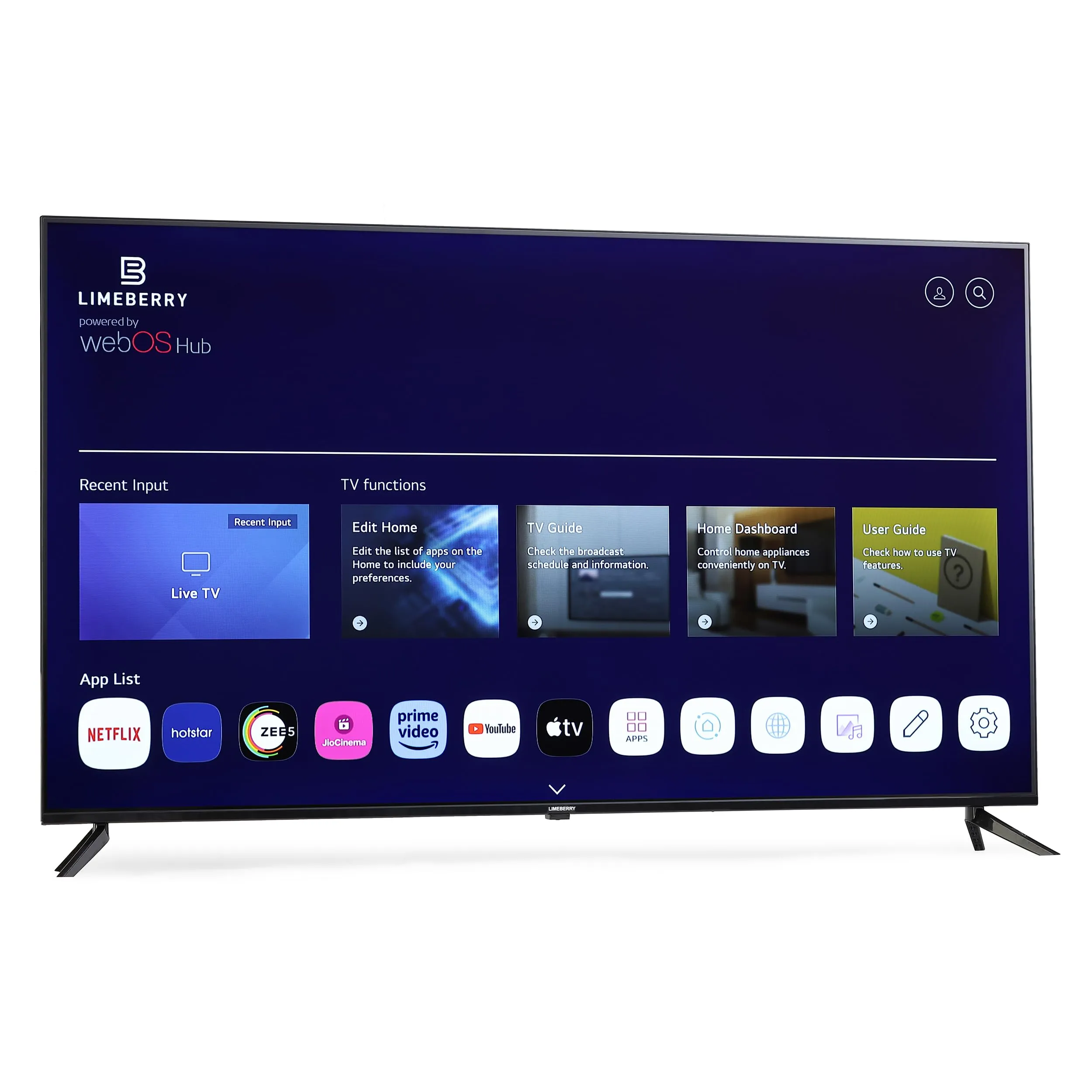 LIMEBERRY 165 cm (65 inches) 4K Ultra HD Smart QLED WebOs Frameless TV,Air Magic Remote with Voice Search,Dolby Audio Speakers, Bluetooth Built-in, Black (LB651NSW)