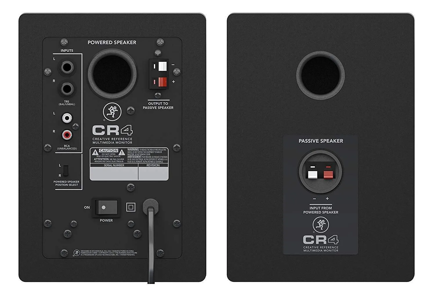 Mackie CR Series CR4-4" Creative Reference Multimedia Monitors (Pair) Bundle A