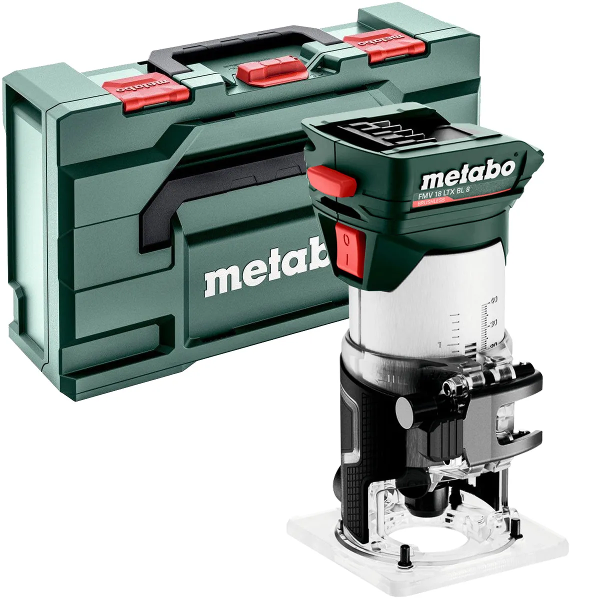 Metabo FMV 18 LTX BL 8 18V Brushless Trim Router Body Only in Metabox 601742830