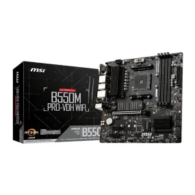 Msi B550 M Pro Vdh Wifi Amd Am4 Matx Gaming Motherboard B550 Mpro Vdhwifi