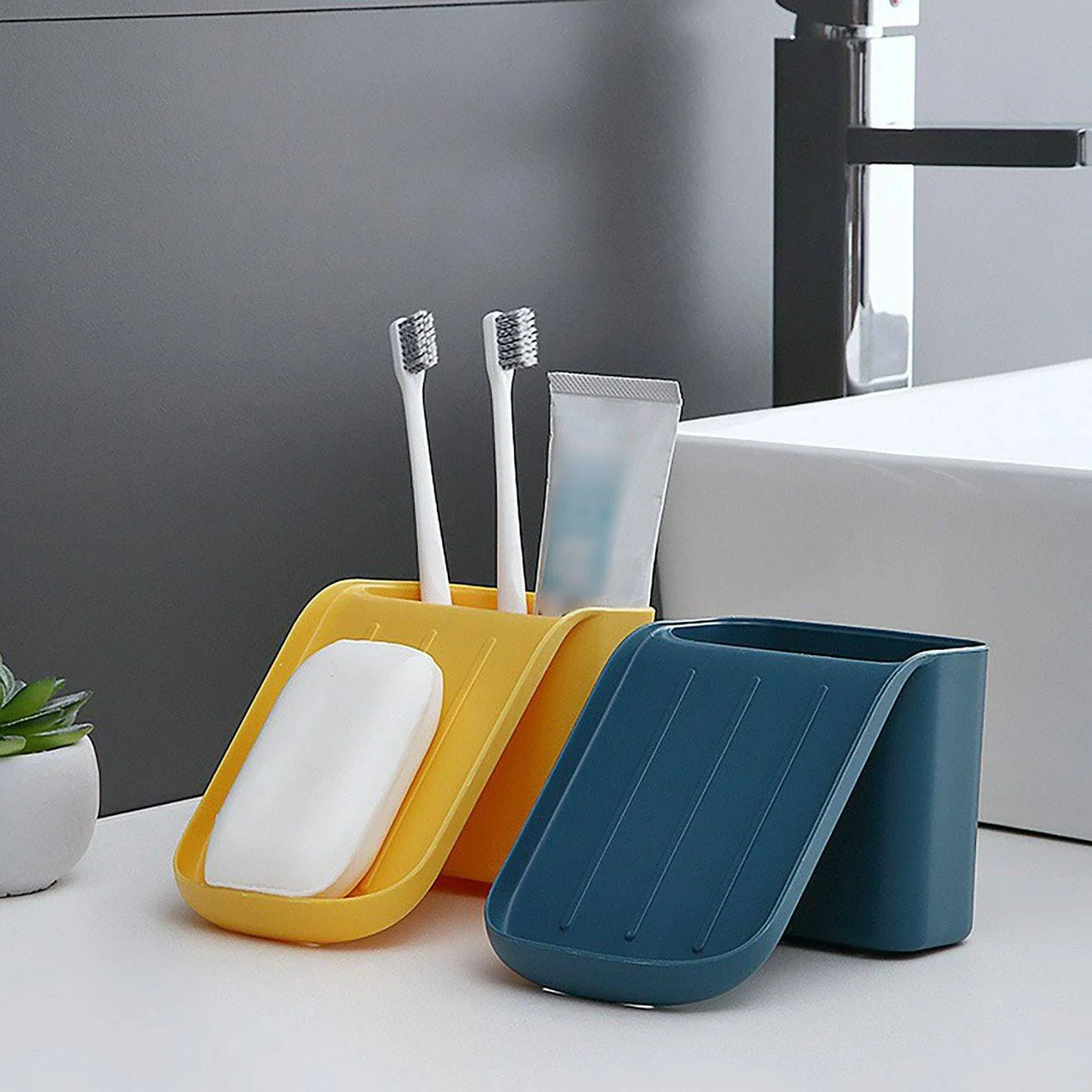 Multifunctional Smart Suction Soap Holder Rack