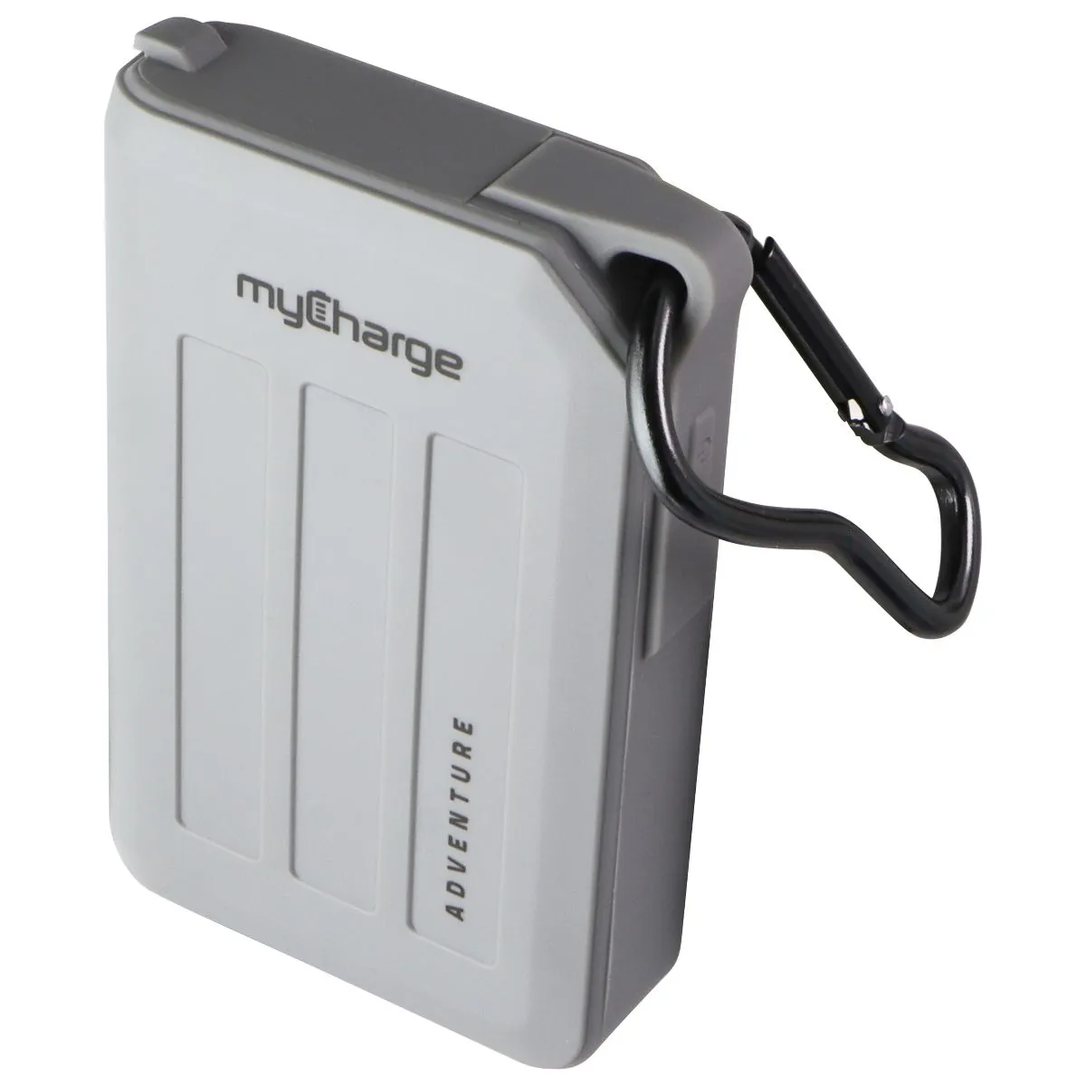 myCharge Adventure H20 Portable Charger (10,050mAh) - Gray/Black