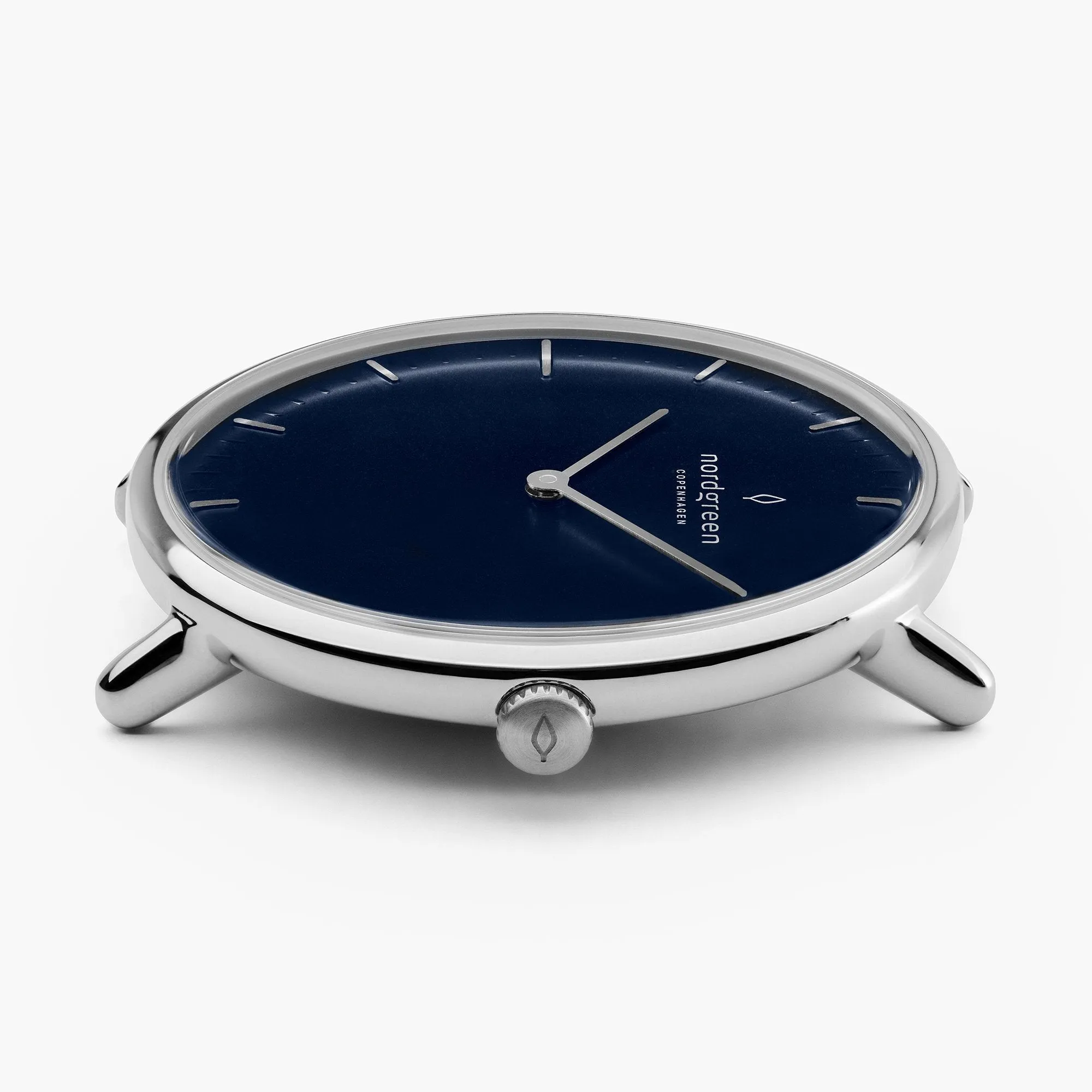 Native | Navy Dial - Black Leather