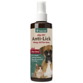 Naturvet Aller-911 Anti Lick Paw Spray with Aloe