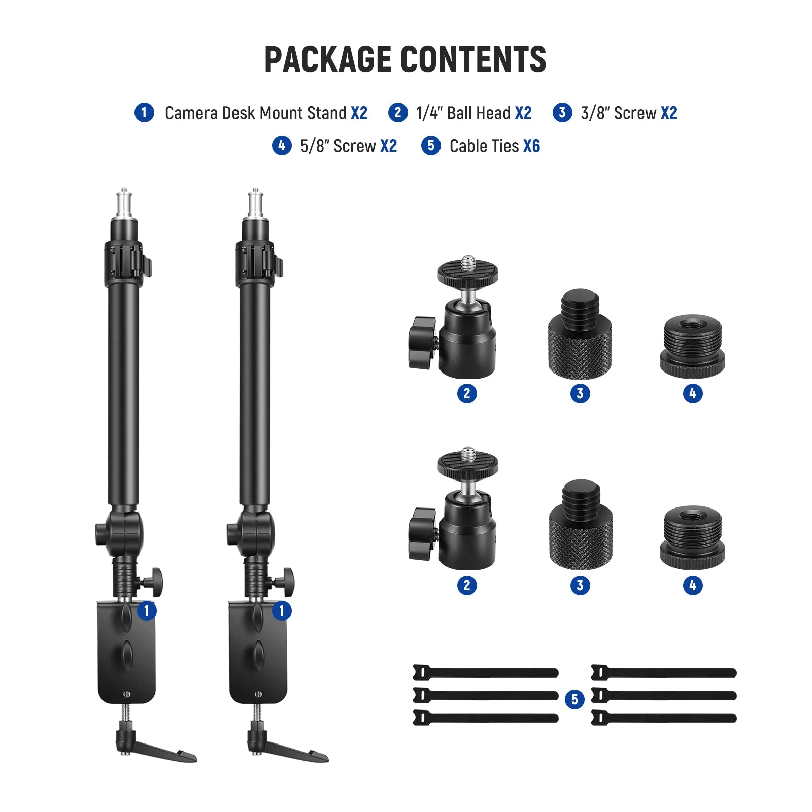 NEEWER ST-DR3560 Camera Desk Mount Stand