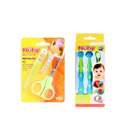 Nuby Nail Care Set   Tooth Brush Set 1 1 Offer