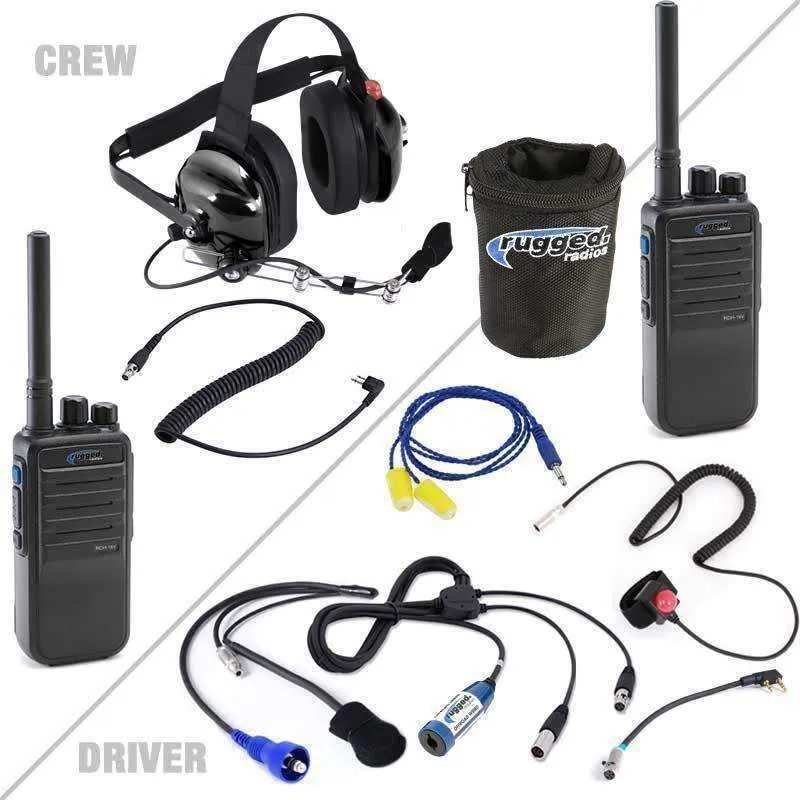 OFFROAD Short Course Racing System with with Radios for Driver and Crew Chief