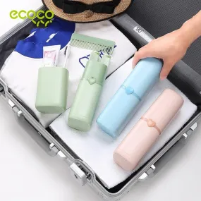 Portable Toothbrush Holder Tooth Mug Toothpaste Cup Bath Travel Box Accessories Set