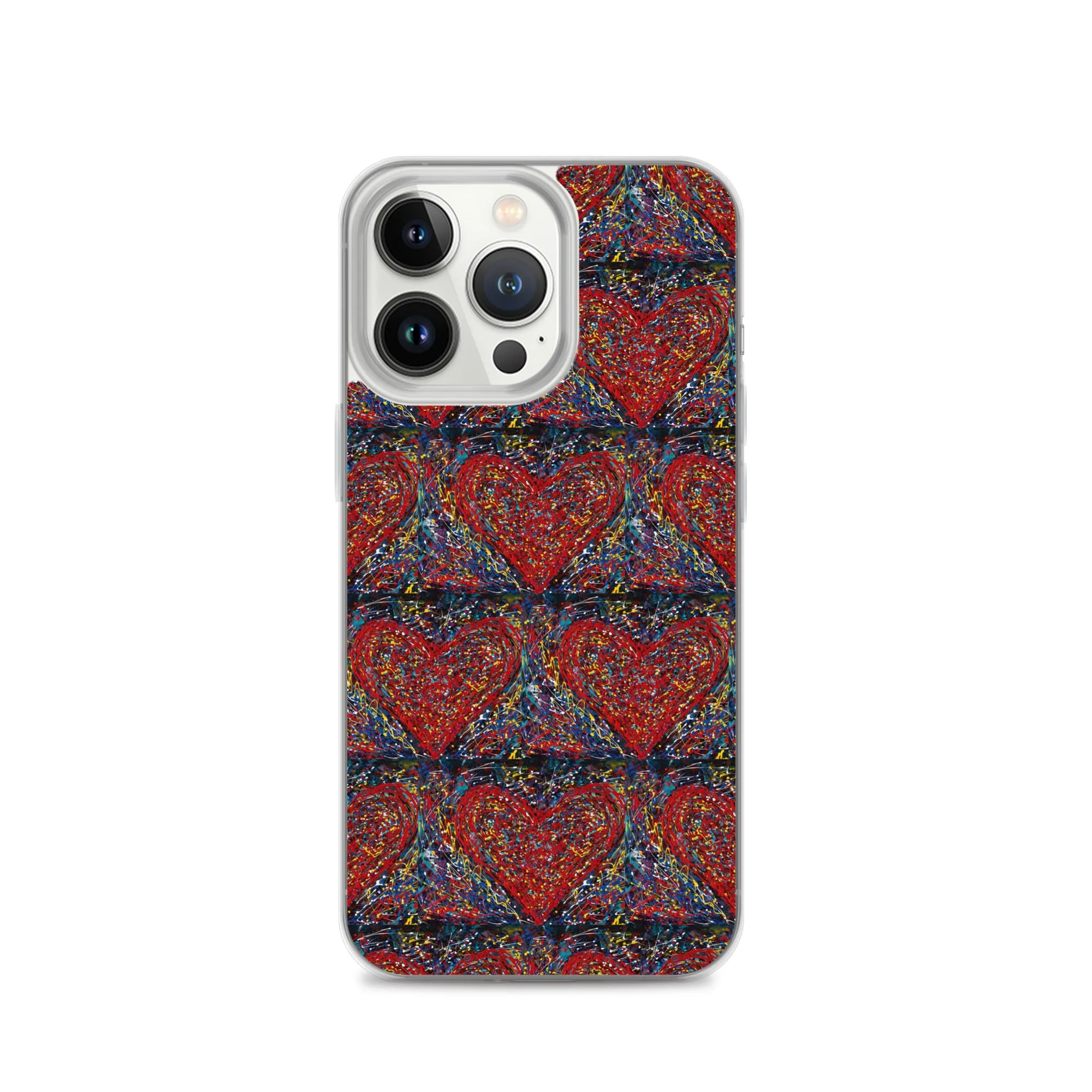 "Heart Scribbles" - iPhone Case