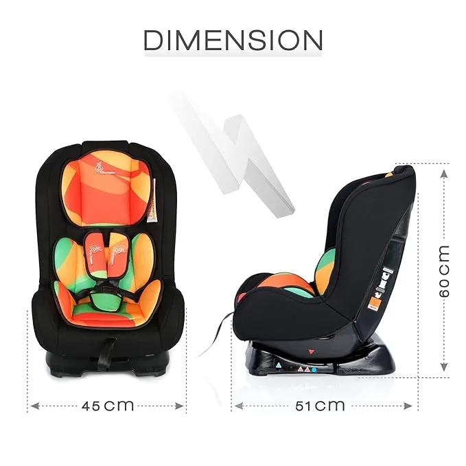 R for Rabbit Convertible Baby Car Seat Jack N Jill- Multicolor