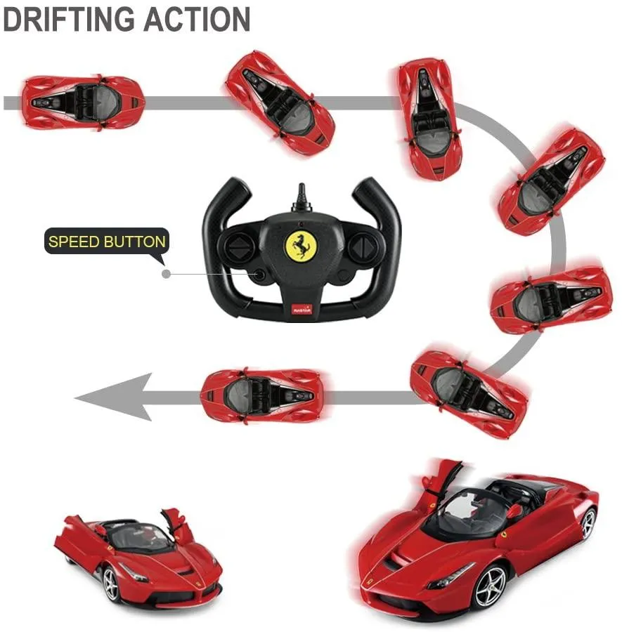 Remote Control Ferrari Toy Car | Rastar 1:14 Ferrari LaFerrari Aperta RC Drift Car