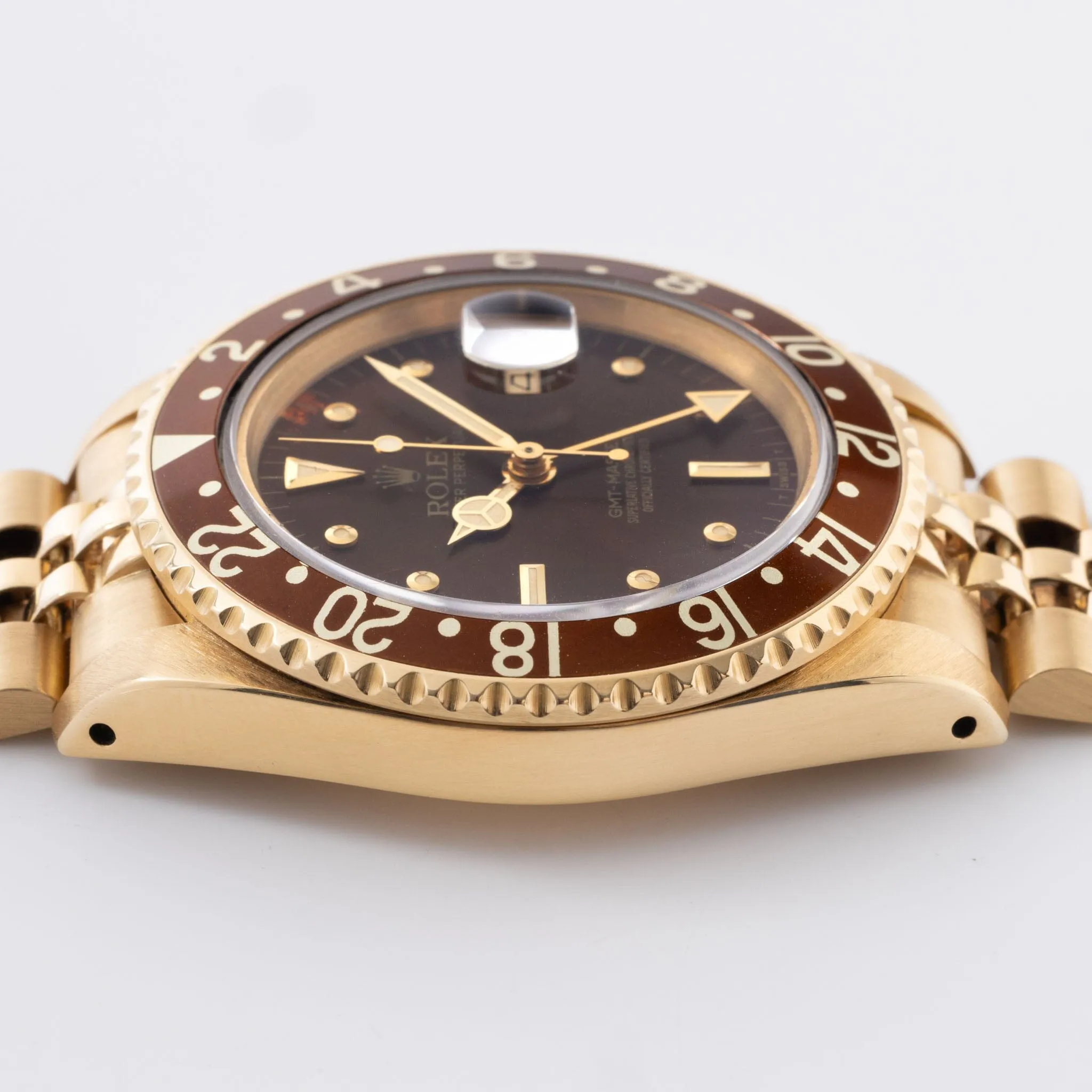 Rolex GMT-Master Brown Nipple Dial Ref 16758 with Papers