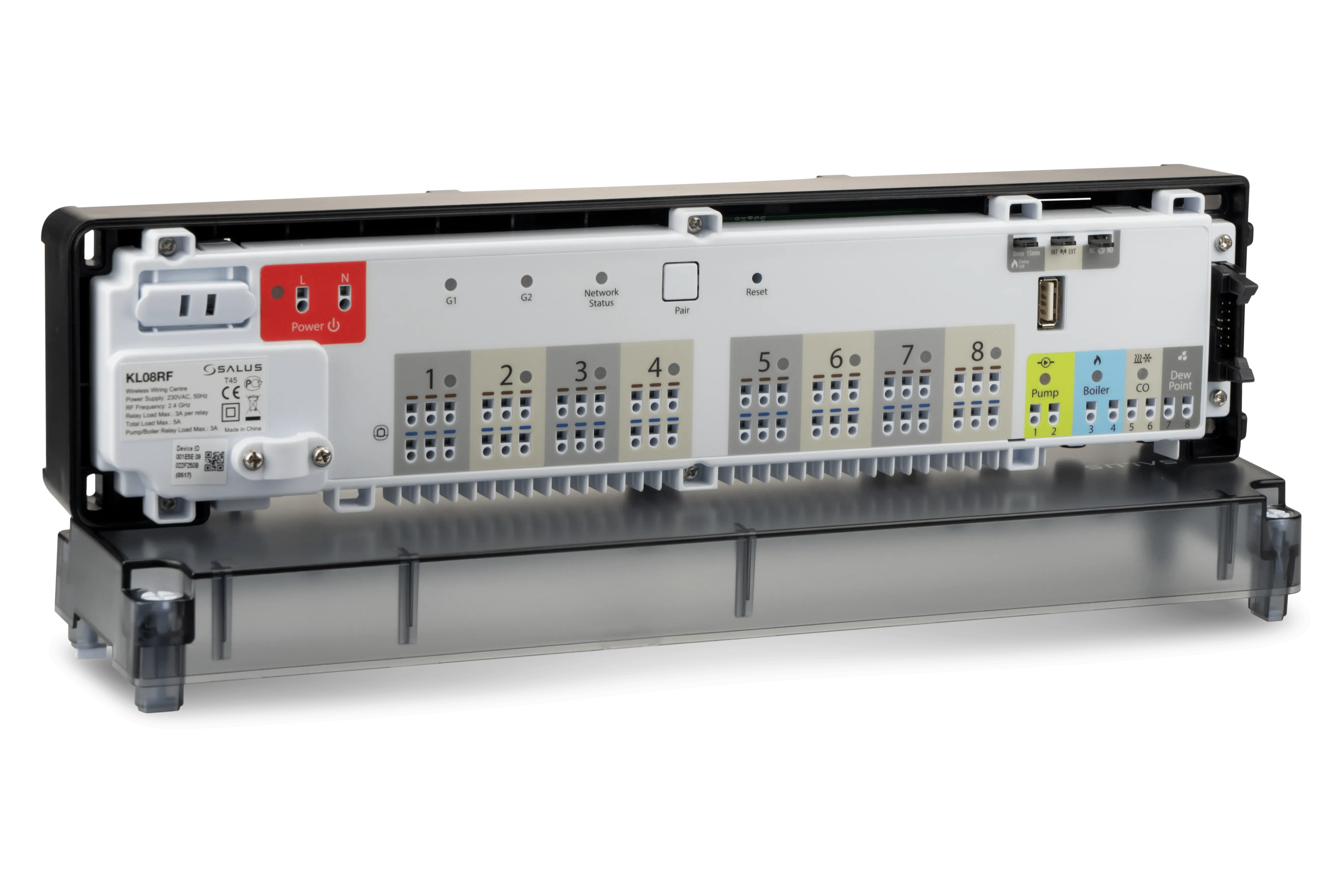 Salus Wireless Wiring Centre - 8 Zone