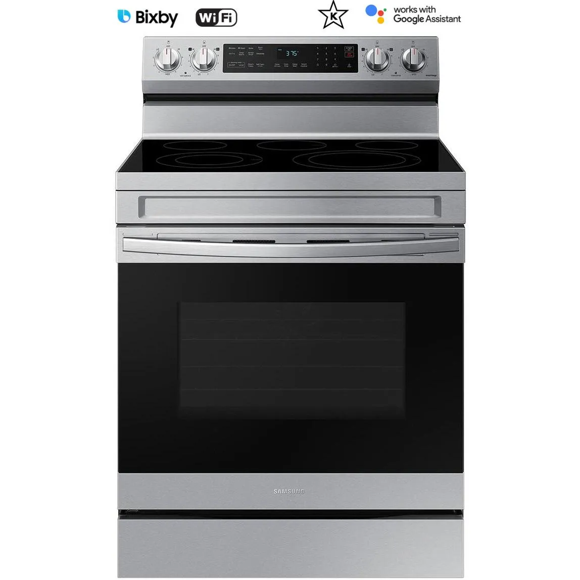 Samsung 30-inch Freestanding Electric Range with WI-FI Connect NE63A6511SS/AC