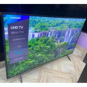 SAMSUNG 55 Inch UE55NU7100 Series 4K UHD Smart TV (Active HDR, WiFi, Miracast, AirPlay) - UK Used