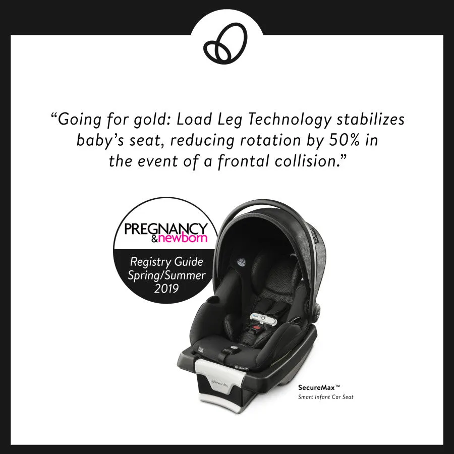 SecureMax Infant Car Seat with SensorSafe   SafeZone Load Leg Base