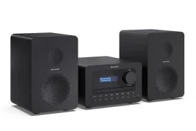 Sharp XLB520D DAB  Micro Hi-Fi System With Bluetooth, Black