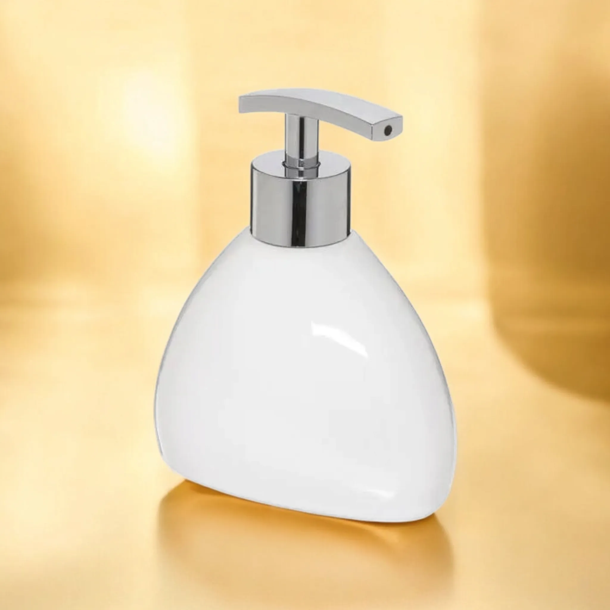 Silk Soap Dispenser Ceramic White