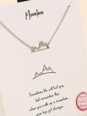 Silver Mountain Necklace