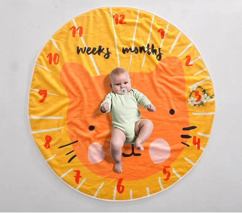 Simba the Lion Cub- Baby Milestone Blanket