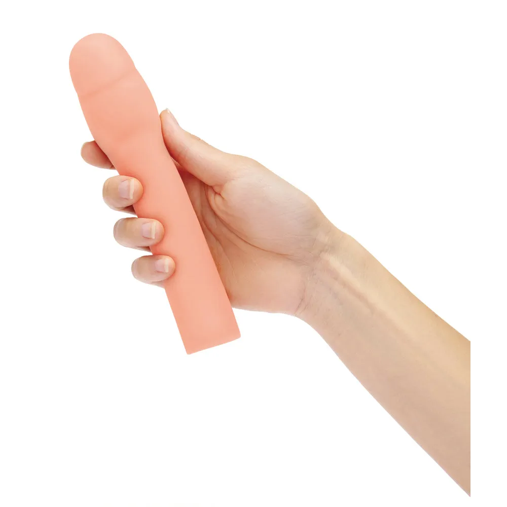 Size Up Extra Realistic 2 Inch Penis Extender Sleeve Flesh