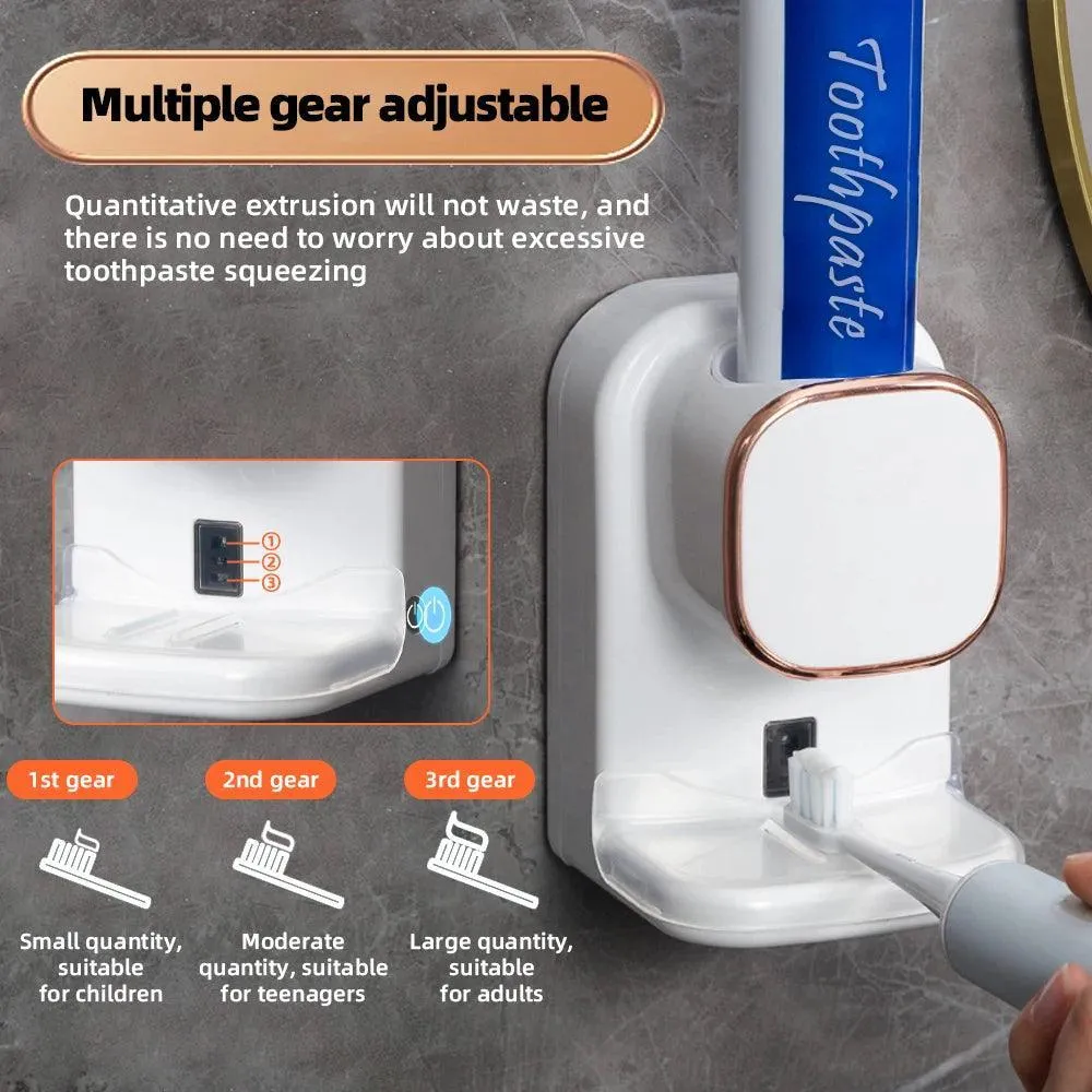 Smart Touch-Free Toothpaste Dispenser with HD Display - Hygienic Oral Care Tool