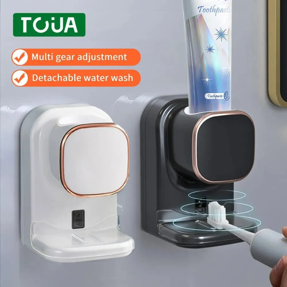 Smart Touch-Free Toothpaste Dispenser with HD Display - Hygienic Oral Care Tool