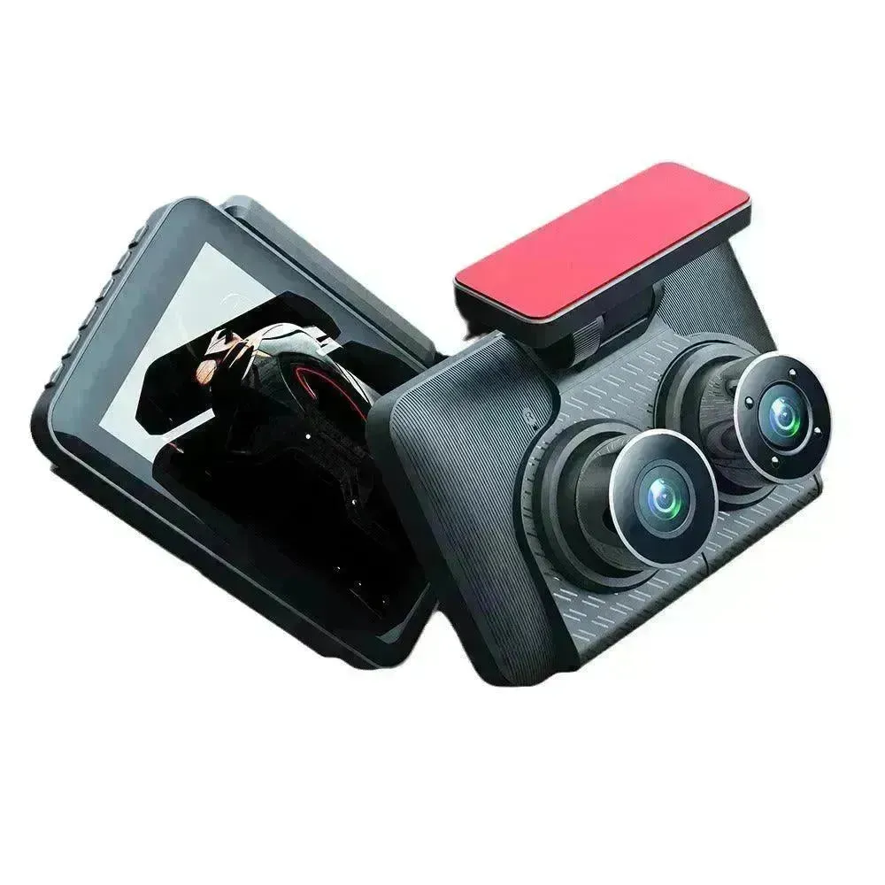 Smart WDR AND HDR 4 Inch Dashcam HD 1080P Infrared Night Vision Camera, 170 wide angle with reverse image Motion detection, Loop video, front and back video function suitable for your car and house.