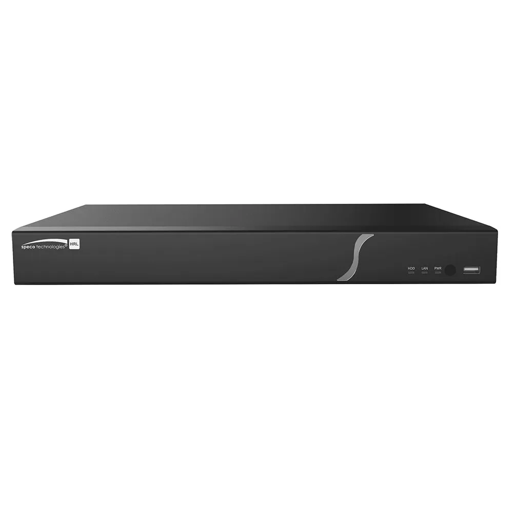 Speco 6 Channel Hybrid Recorder 4 Hybrid (TVI or IP)  2IP, 2TB (For IP  Analog) [H6HRL2TB]