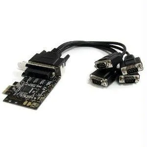 Startech Add 4 Rs232 Serial Ports To Any Pc Using A Single Pci Express Expansion Slot - P