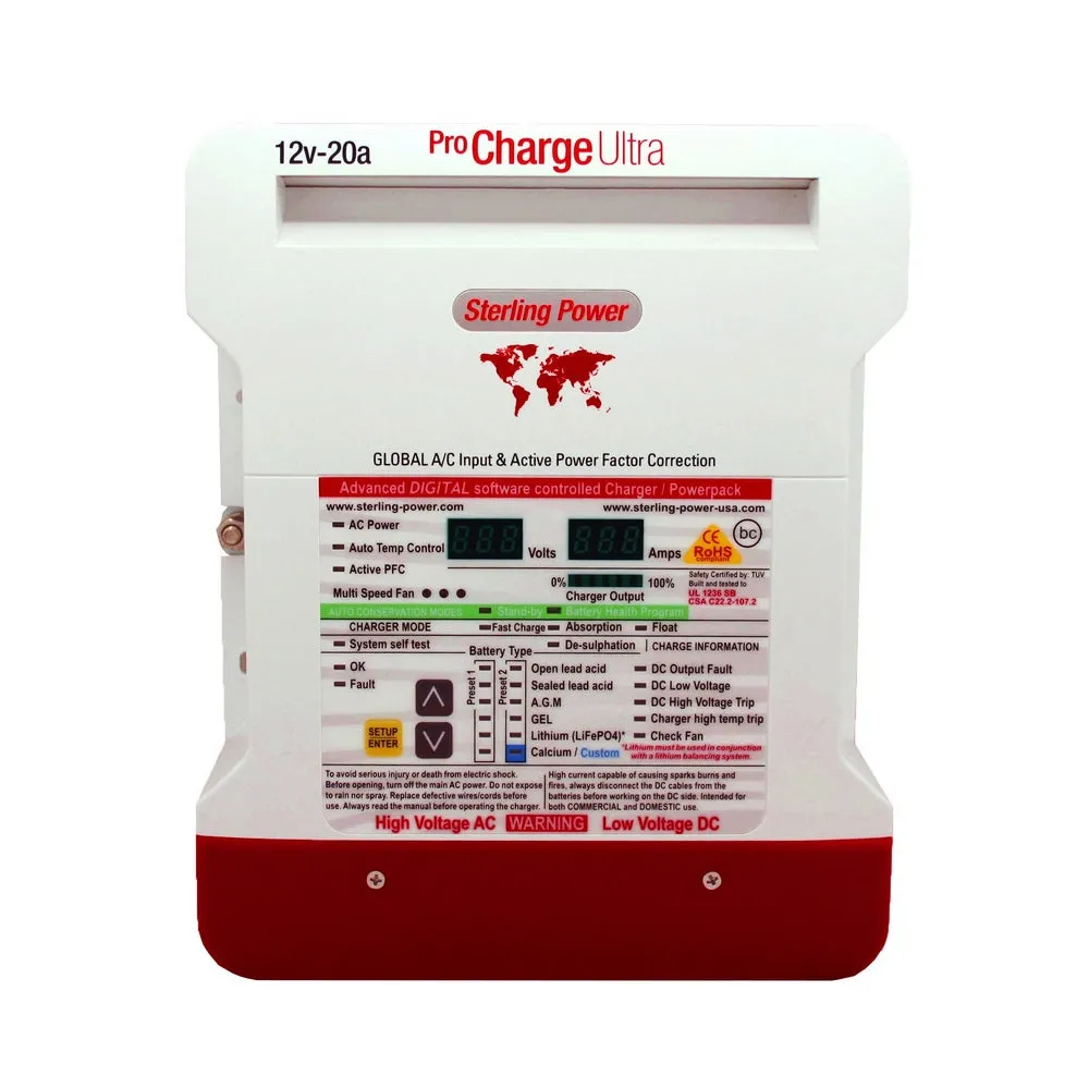 Sterling ProCharge ULTRA Battery Charger - 12V - 30A - 3 Outputs