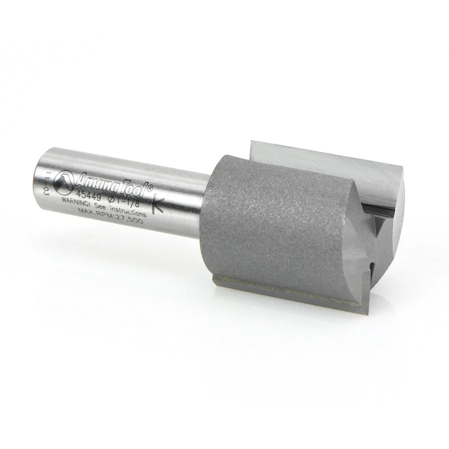 Straight Plunge Router Bit | 2 Flute | Various Dia x 1 1⁄4 x 1⁄2" Shank | 45449 | 738685854495