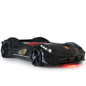 Super Cool 2025 Heavy Duty Spyder Race Car Bed | LED Lights | Remote Control With Sounds