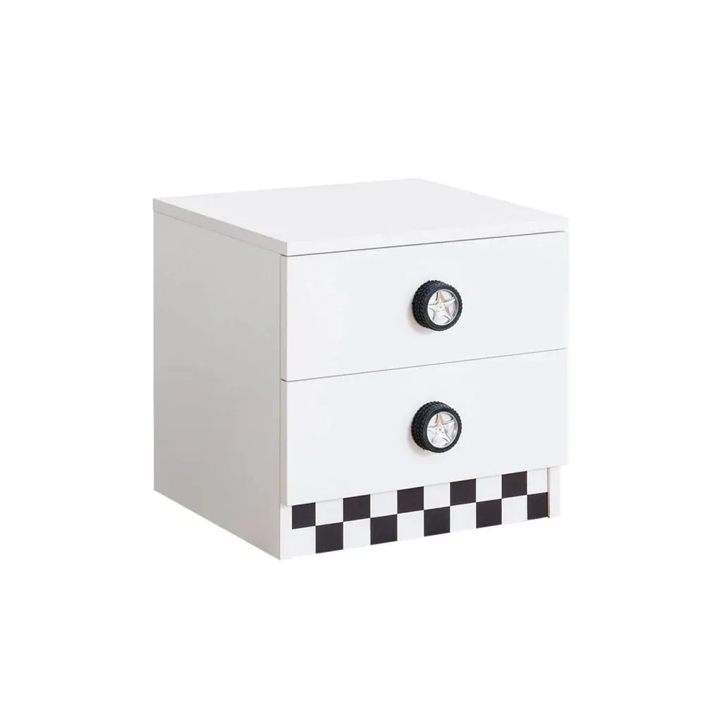 Super Cool | Heavy Duty Star Racer Kids Nightstand | Goes Great With Our Race Car Beds