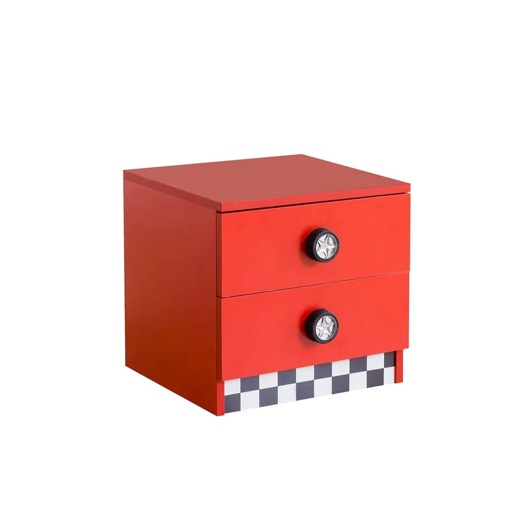 Super Cool | Heavy Duty Star Racer Kids Nightstand | Goes Great With Our Race Car Beds