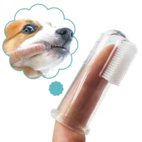 Super Soft Pet Finger Toothbrush for Easy Teeth Cleaning