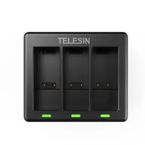 TELESIN 3 Slots Charger for GoPro Hero 9/10/11/12