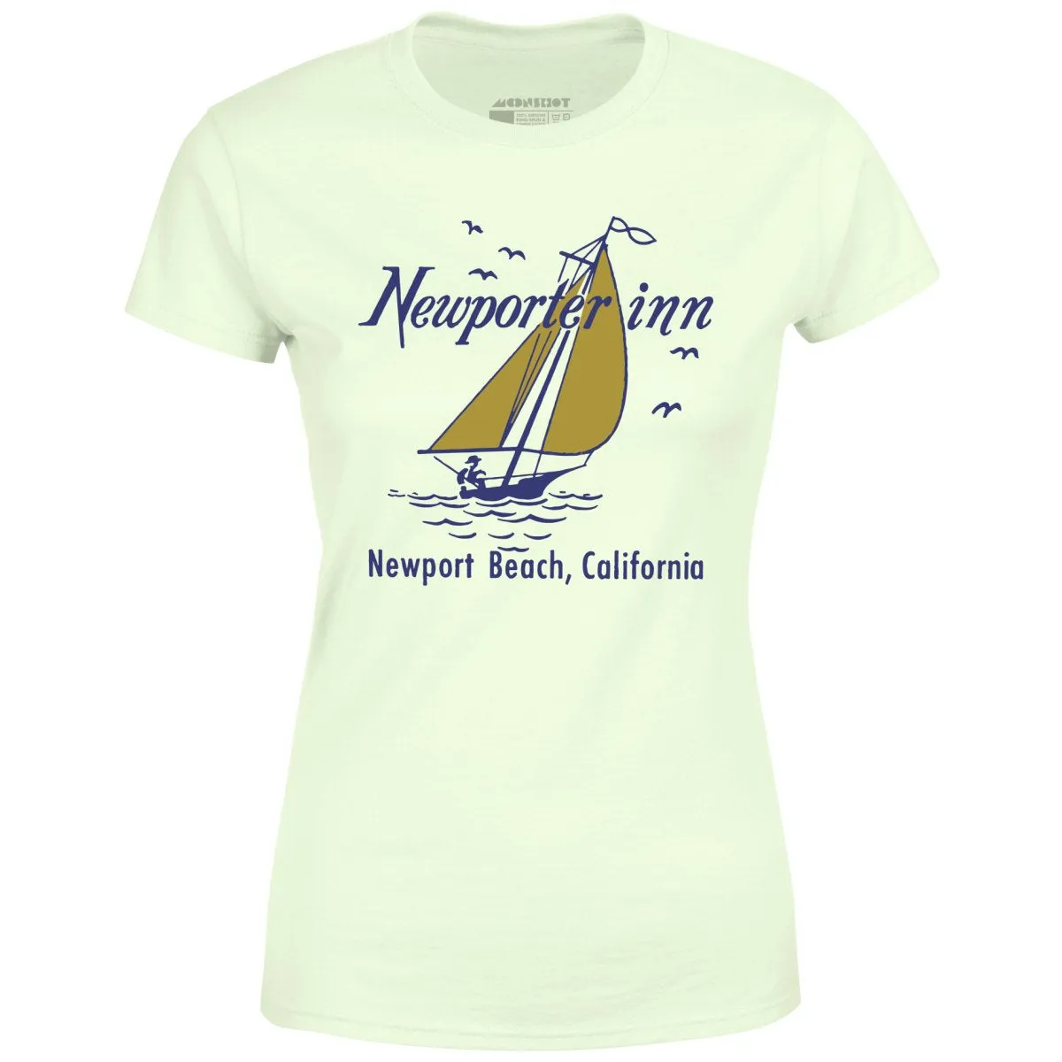 The Newporter Inn v2 - Newport Beach, CA - Vintage Hotel - Women's T-Shirt