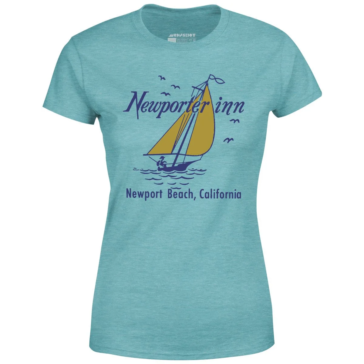 The Newporter Inn v2 - Newport Beach, CA - Vintage Hotel - Women's T-Shirt