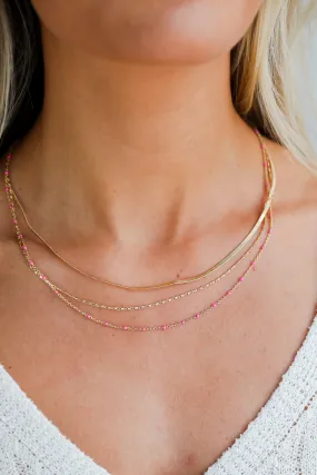 Tori Gold Layered Chain Necklace