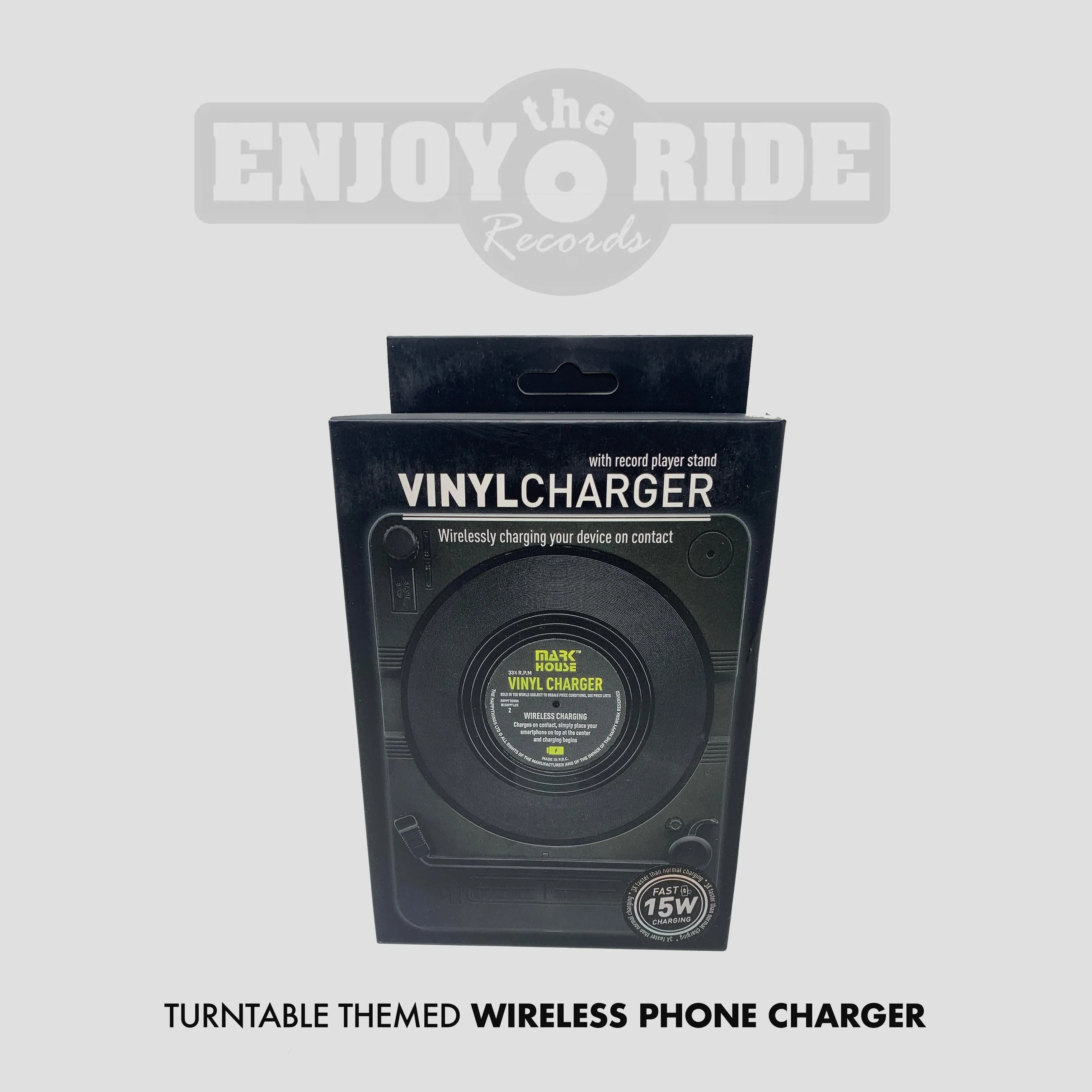 Turntable / Record Themed Wireless PHONE Charger