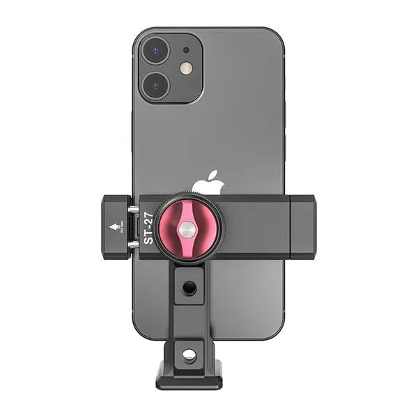 Ulanzi ST-27 Ironman IV Metal Phone Clip Tripod Mount for Smartphones