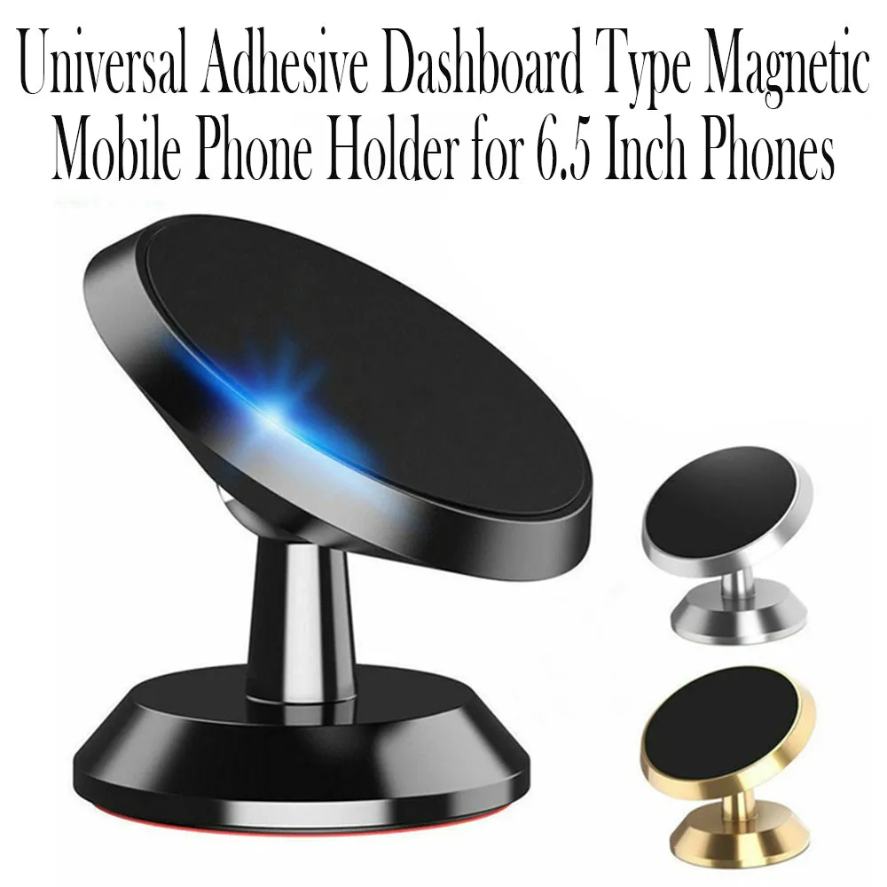 Universal Adhesive Dashboard Type Magnetic Mobile Phone Holder Cellphone Mount for 6.5 inch Phones