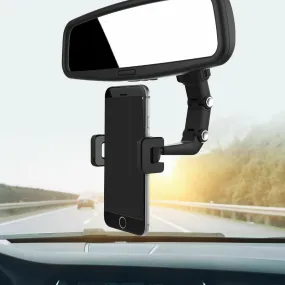 View Mirror Mount Stand GPS Cell Phone Holder